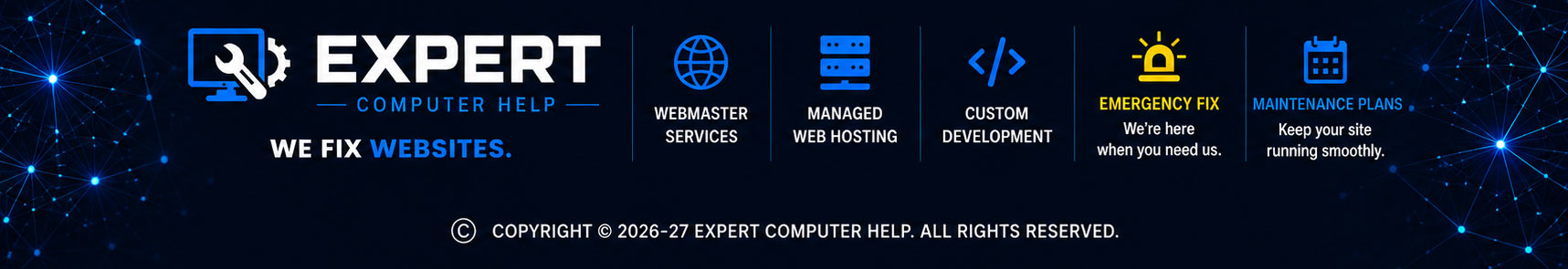 Expert Computer Help — We Fix Websites.